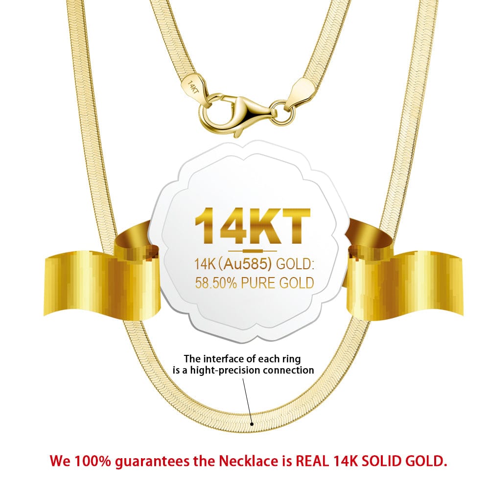 solid gold pendant necklace
