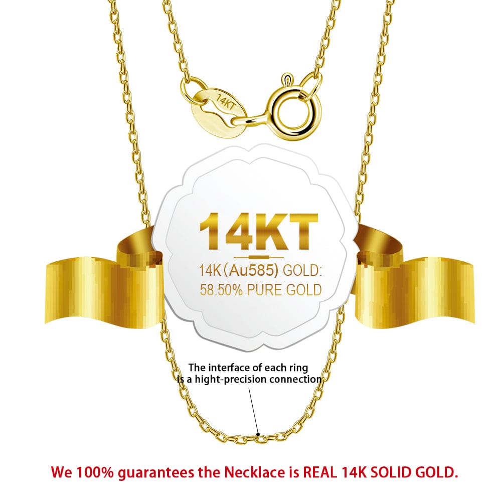 best 14k solid gold chain online