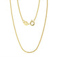 14K Solid Gold  - 0.85mm Rolo Chain