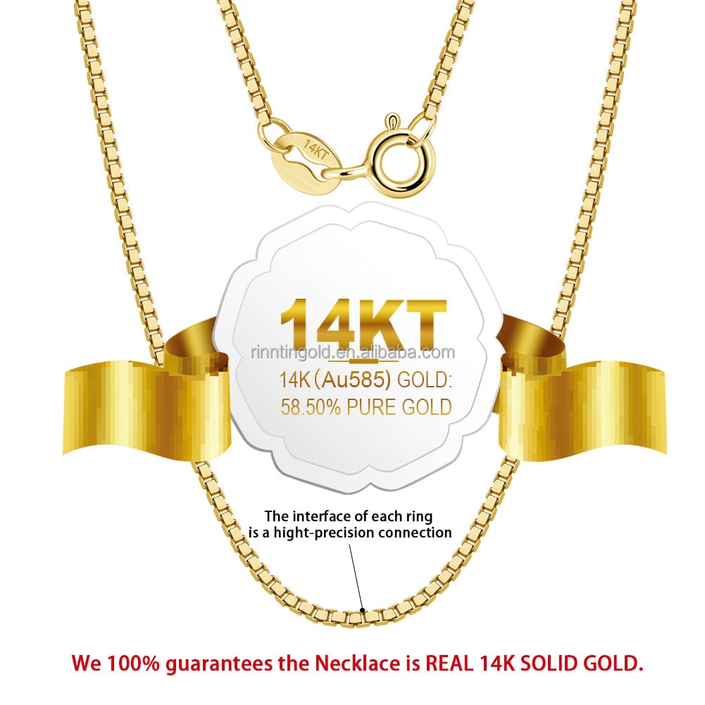 solid gold pendant necklace