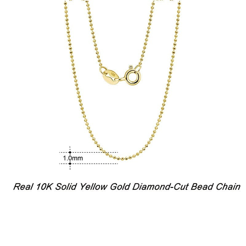 solid gold pendant necklace