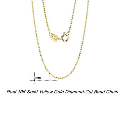 solid gold pendant necklace