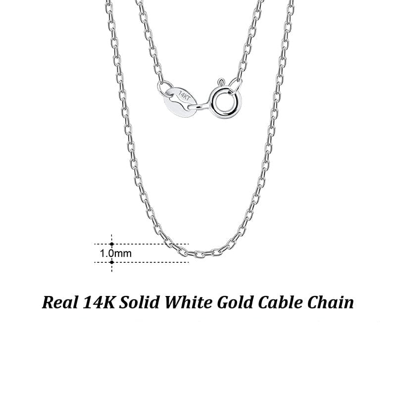 solid gold pendant necklace