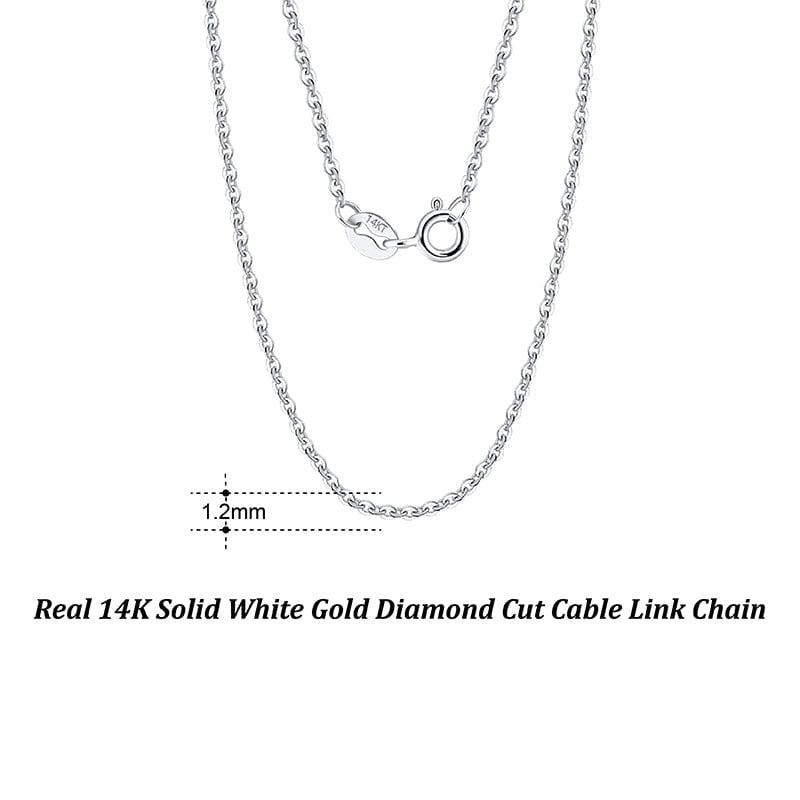 solid gold pendant necklace