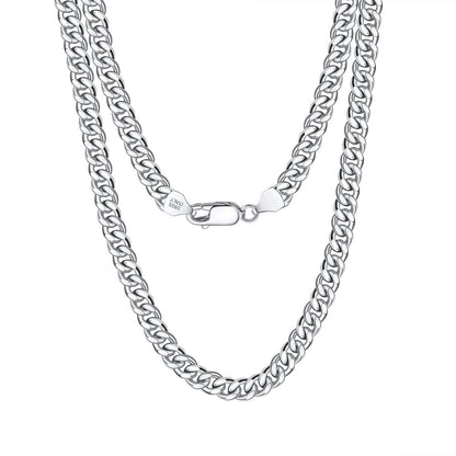 16inches / SC38-P Luxury Cuban Link Chain - 925 Sterling Silver Necklace