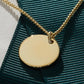 18inches / 14K Solid Gold 14K Solid Gold Dainty Pendant Necklace