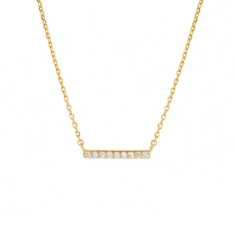 Solid Gold  Pendant Necklace