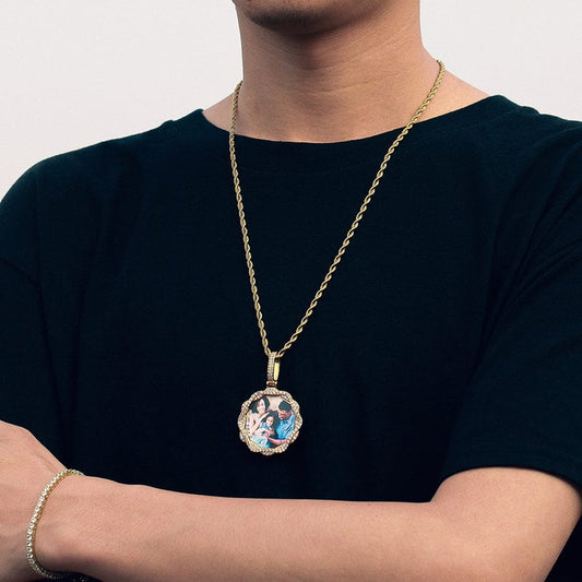 18K Gold Filled Chain - Cubic Zircon Sublimation Pendant