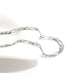 18K Gold Hiphop Jewelry - 925 Sterling Silver Necklace  - 3.3mm Diamond-Cut Figaro Chain