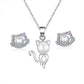 2 RINNTIN GP07 High Qulity 925 Sterling Silver Necklace Ring Earrings Freshwater Pearl Jewelry Set for Women 2021