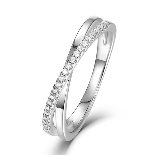 Couples 925 Sterling Silver Engagement Rings - 1.0 Carat VVS Moissanite Diamond Jewlery