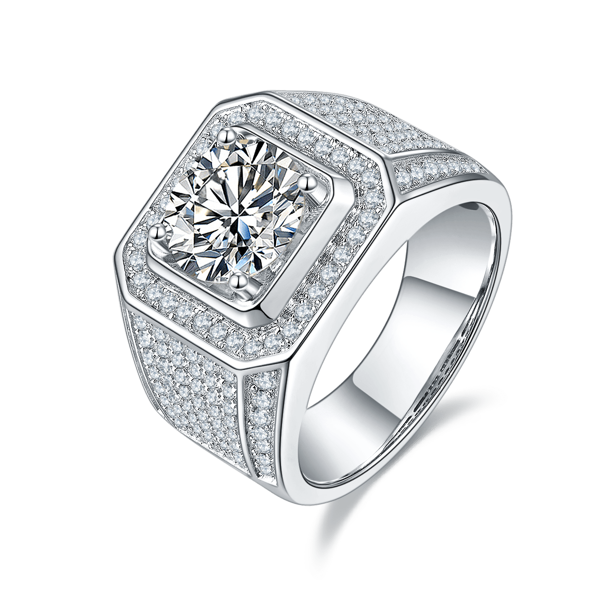 vvs moissanite diamond enggement ring