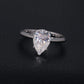 sterling silver iced out ring