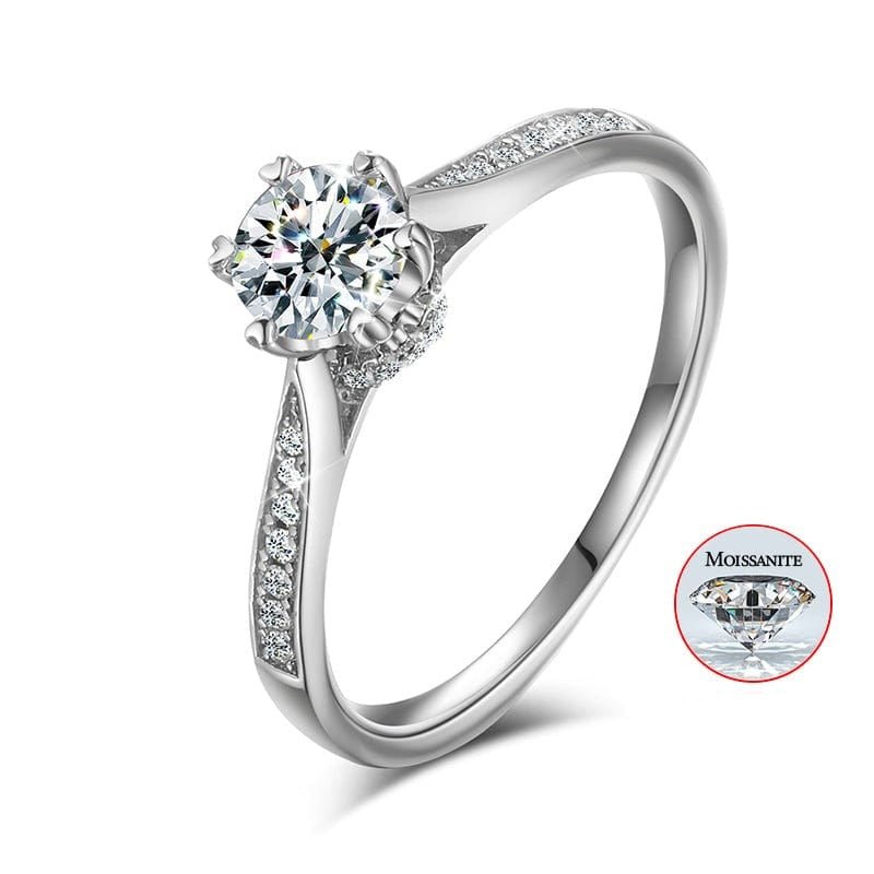925 Sterling Silver 3.25 Carat Round Cut CZ Big Bling Wedding Ring Se –  Sterling Silver Fashion