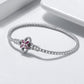 925 Sterling Silver  - CZ Clover Jewelry Diamond Tennis Bracelets