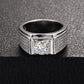 VVS moissanite diamond engagement ring