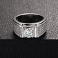 VVS moissanite diamond engagement ring