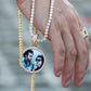 Custom Round Hip Hop Charms Cameo Pendant Natural Stone Pendant For Jewelry Making With Picture