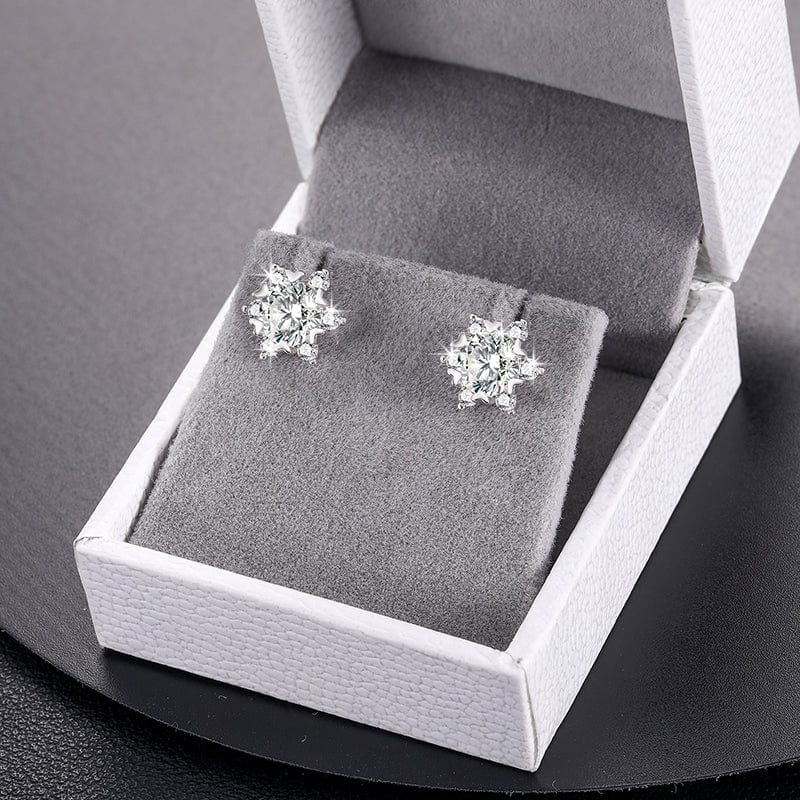 VVS moissanite earrings