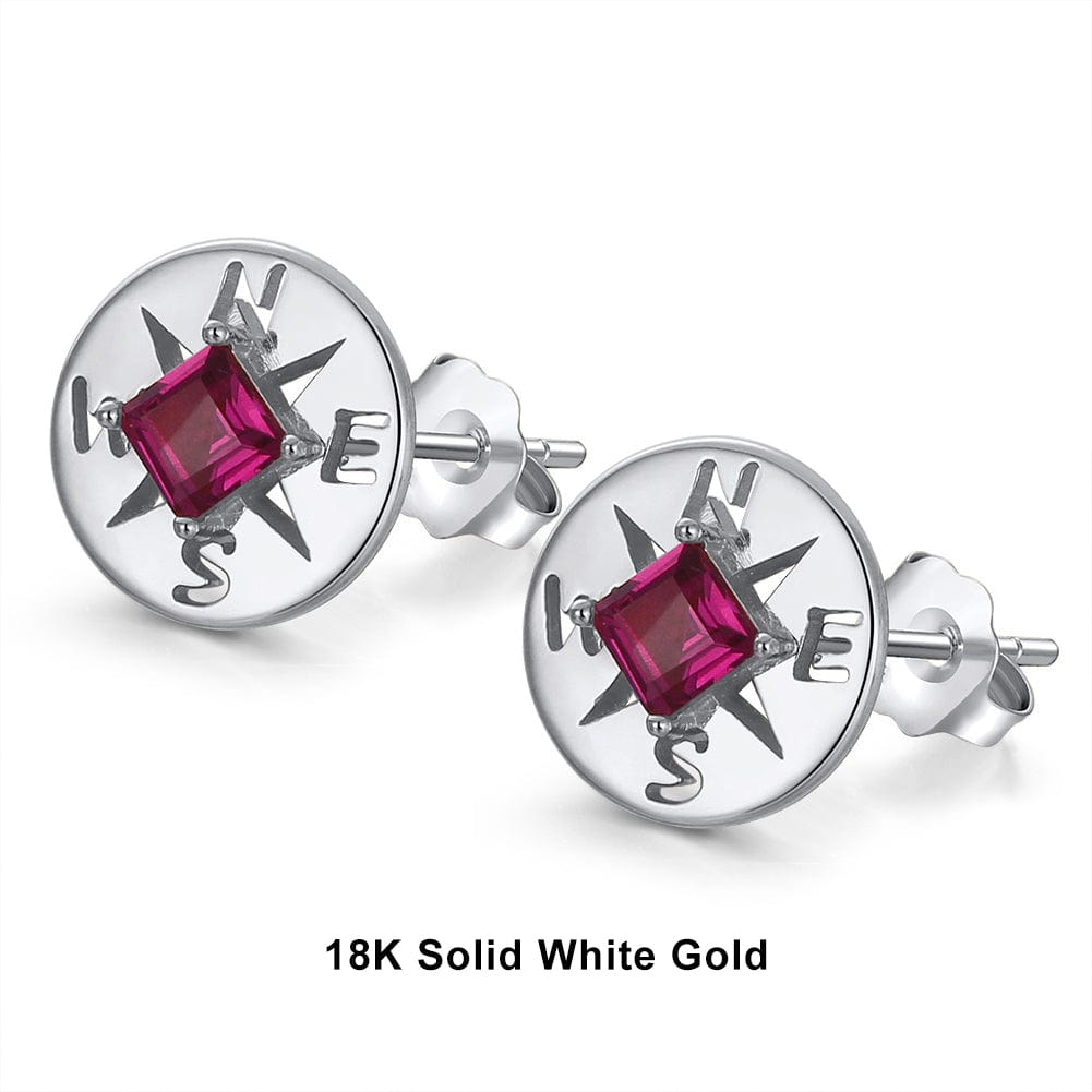 buy solid gold studs earrings
