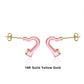 solid gold earrings sales
