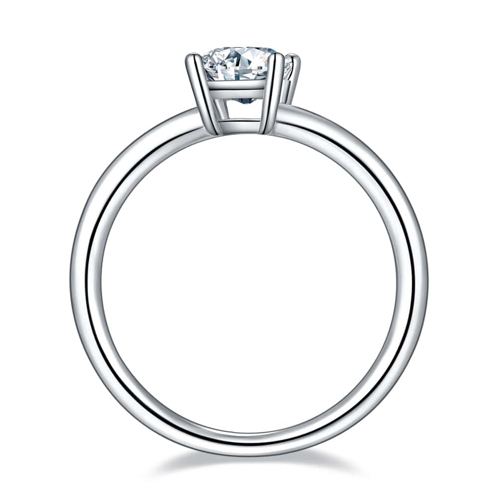vvs moissanite diamond engagement ring