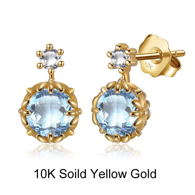 shop solid gold earrings
