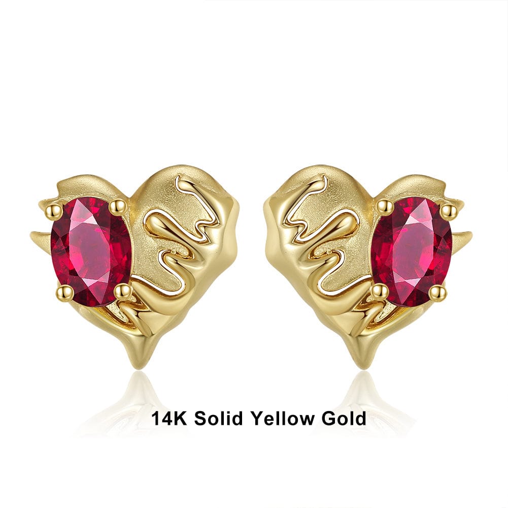 solid gold hoop earrings