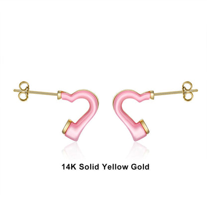 buy solid gold studs earrings