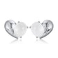 GME08-P RINNTIN GMN08 Fine jewelry Sterling Silver 925 Genuine Natural Moonstone Gemstone Pendant Heart Necklace Set for Women Girls