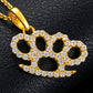 Gold Filled Solid Silver 925 Moissanite Diamond Pendant Charm Necklace