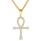 Gold Pendant Silver Jewelry - Moissanite Diamond Charm Necklace Gemstone Necklace For Men Women