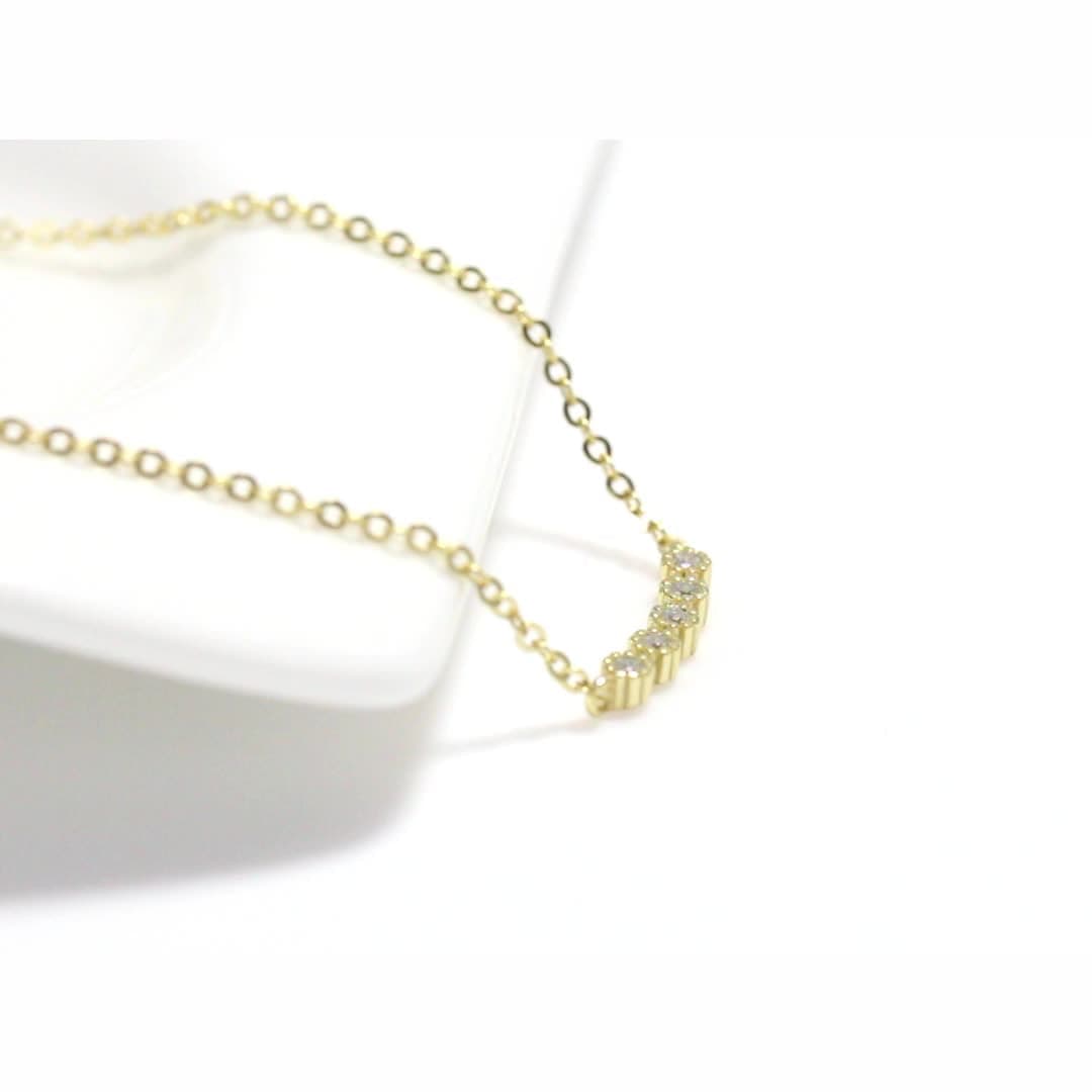 Gold RINNTIN SS59 925 Sterling Silver Gold Plated Earrings Necklace Jewelry Set for Girls