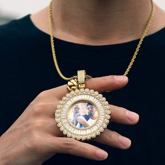 Custom Flower Iced Out Rope Chain
