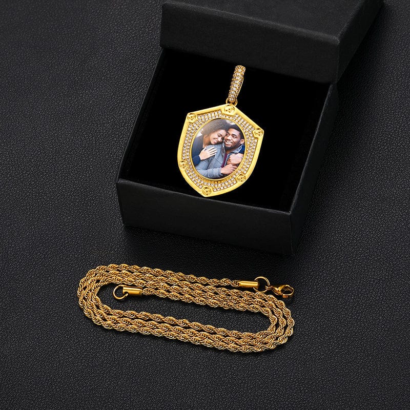 custom photo necklace