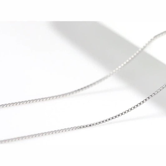Italian 925 Sterling Silver Chain - 1.5mm Box Chain Necklace