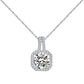 Jewelry Sets 18inches / Silver 925 Sterling Silver - Zircon Necklace