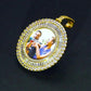 Laxury 18K Gold Plated Picture Pendant Iced Out Baguette Zircon Custom Photo Pendant