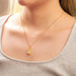 Luxury Plug Charm Gold Plated Pure Silver - Moissanite Pendant Necklace