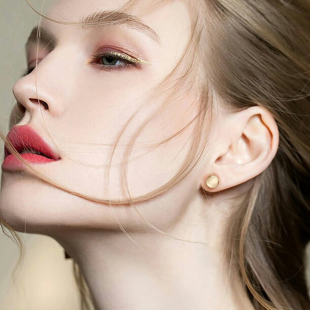 solid gold earrings