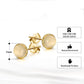 best 18k gold stud earrings