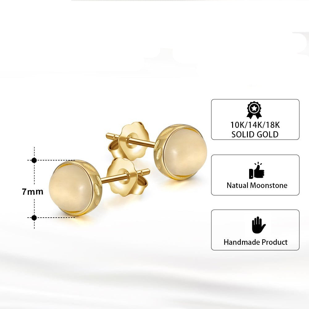 best 18k gold stud earrings