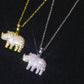 Moissanite Rhino Charm Pendant Hip Hop Jewelry For Men Women