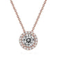 Necklaces Real Gold Necklace - Moissanite Diamond Pendant