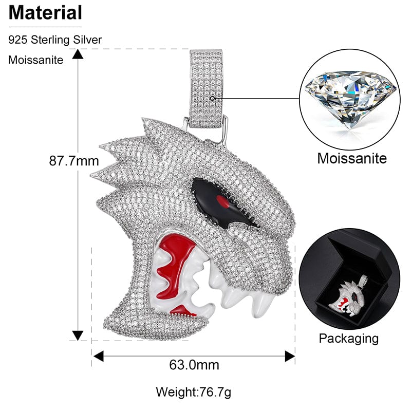 cheap moissanite hiphop jewelry