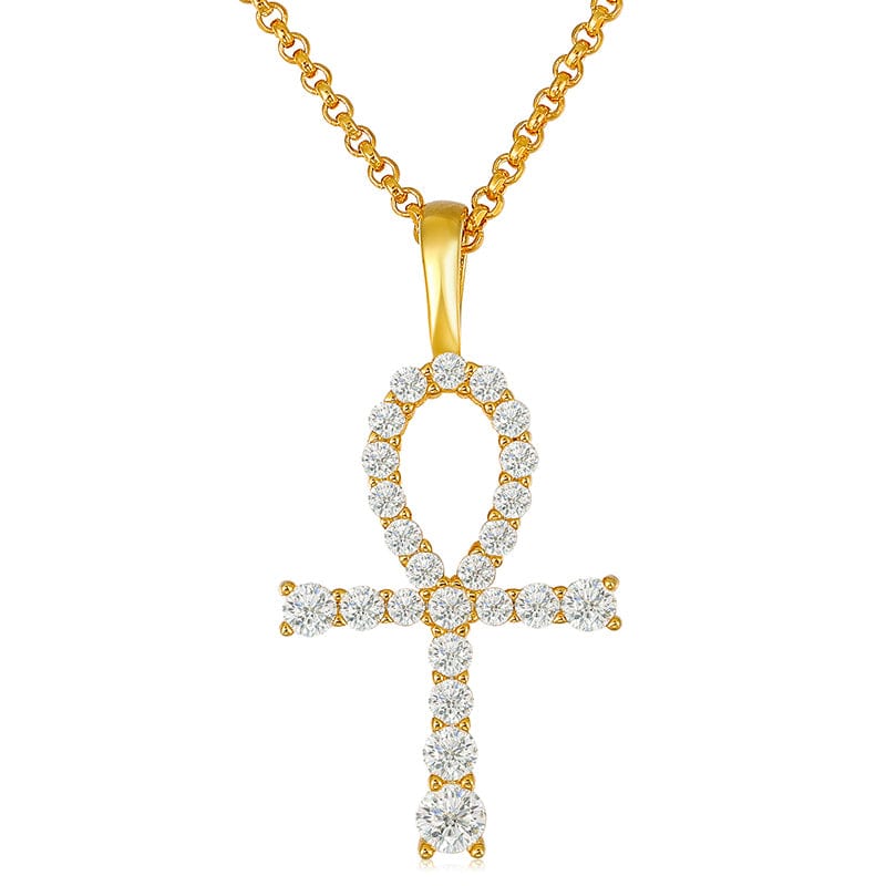 Pendant Silver Jewelry - Moissanite Diamond Charm Necklace Gemstone Necklace For Men Women