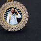 Pure Crystal Stone Charms Pendant Miss Jewelry Hip Hop Custom Picture Pendant