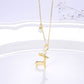 RINNTIN HON05 Christmas series Cute Animal Necklace Pure 925 Sterling Silver Pearl Necklace Jewelry