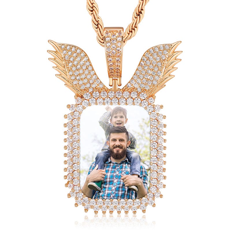 Custom Iced Out Sublimation Rope Chain Gold by Pearde Design