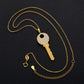 Silver 925 VVS Moissanite Key Pendant - Hip Hop Men Women Charm Pendant Necklace